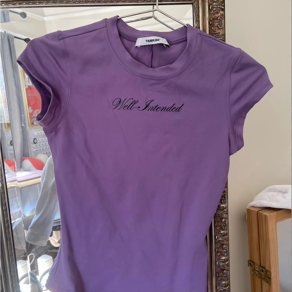 Tank Air Tops - Well-Intended Tankair Purple Top